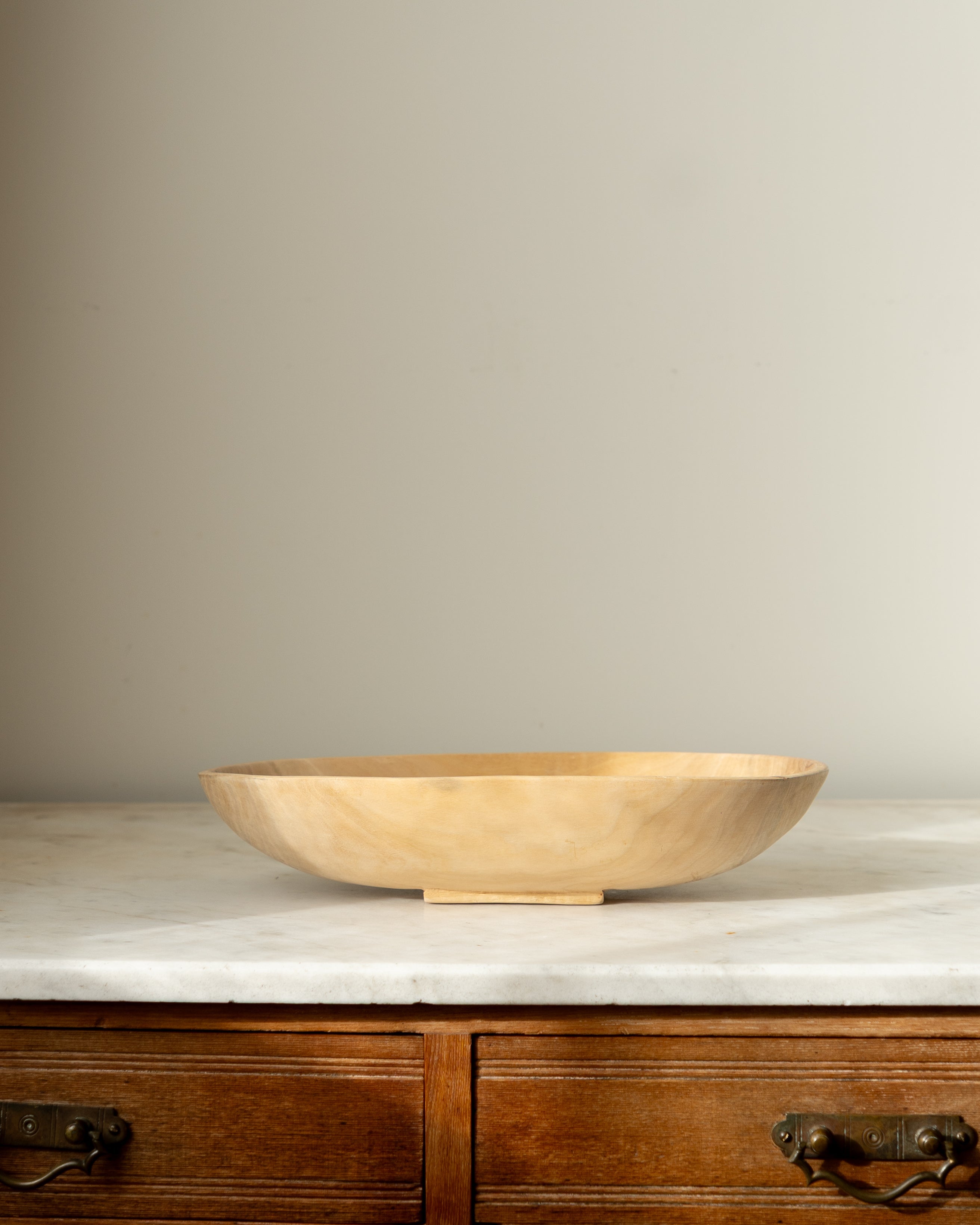 Vintage Turned Wooden Bowl