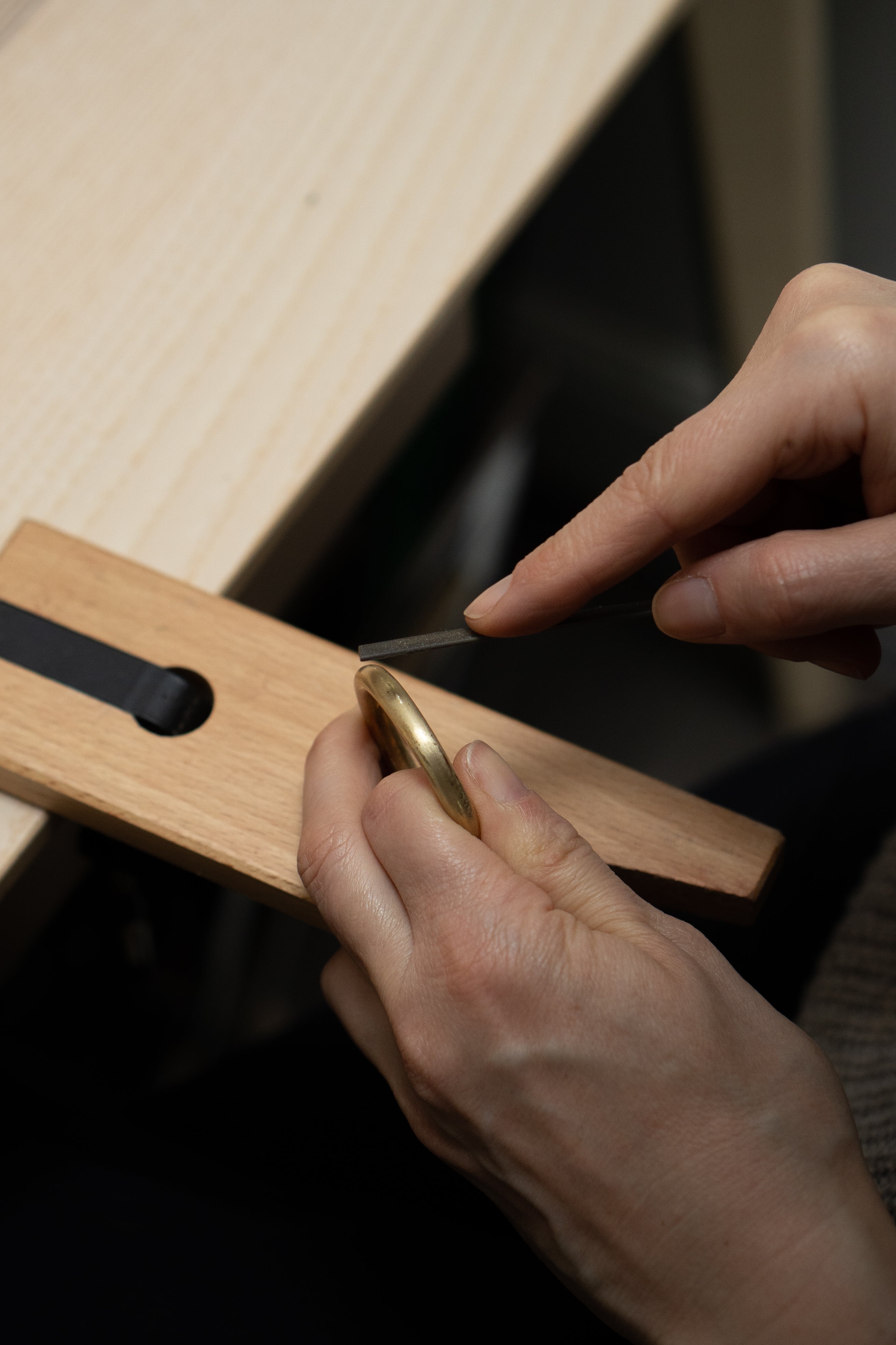 Anèi – Brass napkin rings, set of 2